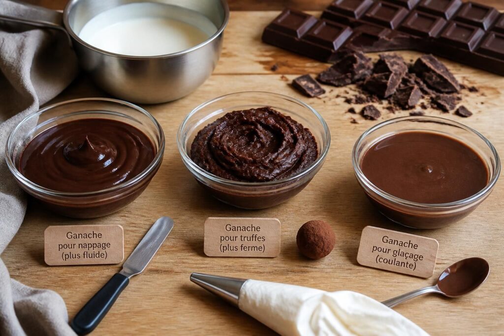 découvrez les bonnes proportions pour réussir votre ganache au chocolat selon l'usage, qu'il s'agisse de nappage, de glaçage ou de fourrage, pour des résultats délicieux et adaptés.