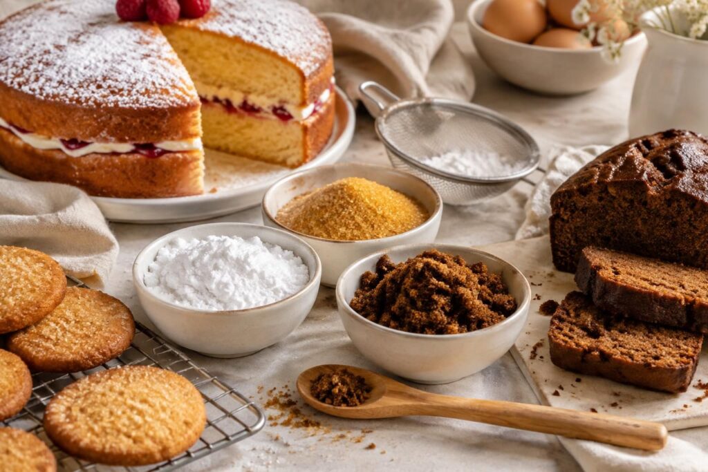 glace, roux ou muscovado : découvrez les différents sucres utilisés en pâtisserie et choisissez celui qui convient le mieux à chaque recette.
